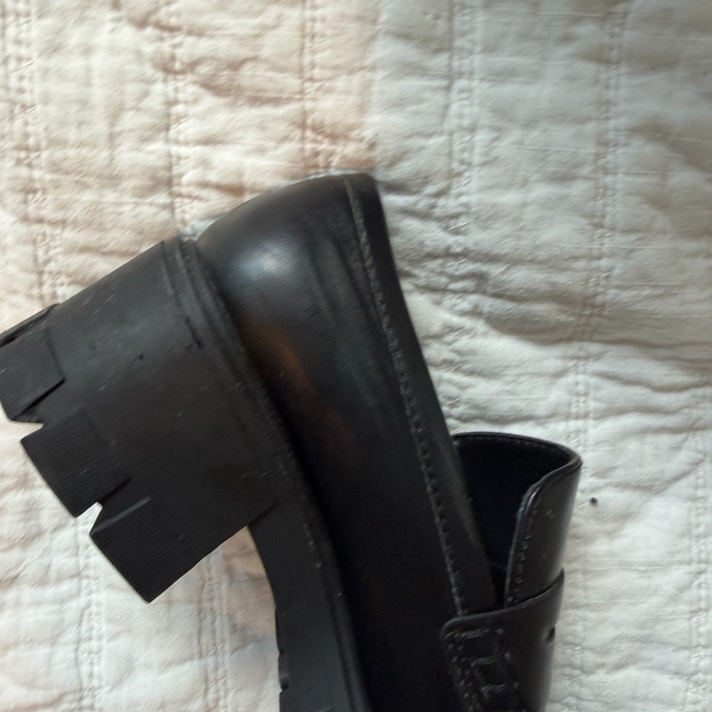 Call it spring Black Leather Loafers - Picture 4 of 5